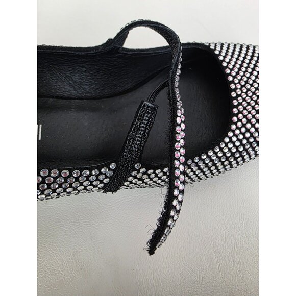 New Jeffrey Campbell Regal Embellished Crystal Block Heel Mary Janes Size 6 - Picture 11 of 14